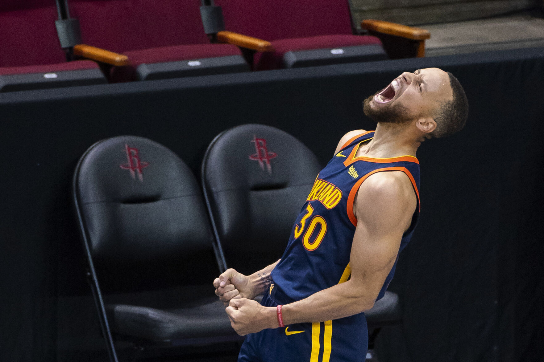 APTOPIX Warriors Rockets Basketball